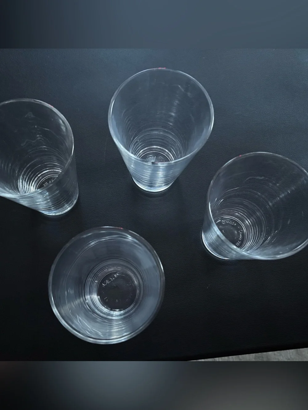 Vintage IKEA Vänlig Clear Glass Tumblers - Set of 4 (Discontinued)